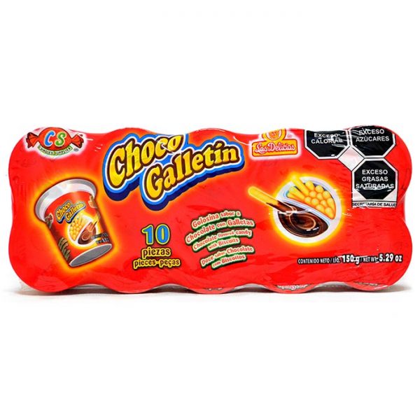 Las Delicias Choco Galletin 10