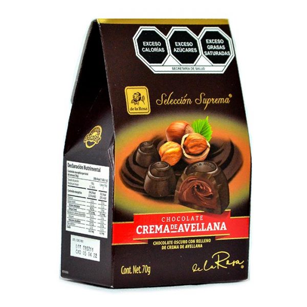 De La Rosa Seleccion Suprema Crema Avellana 70gr - Imagen 2