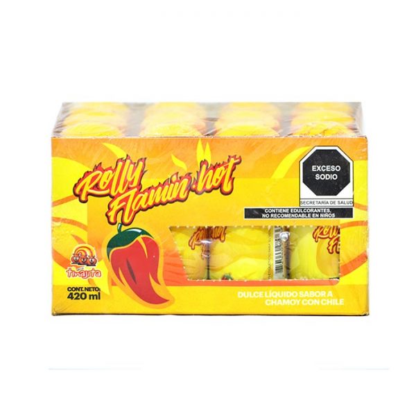 Tinajita Rolly Pop Flamin Hot Chamoy