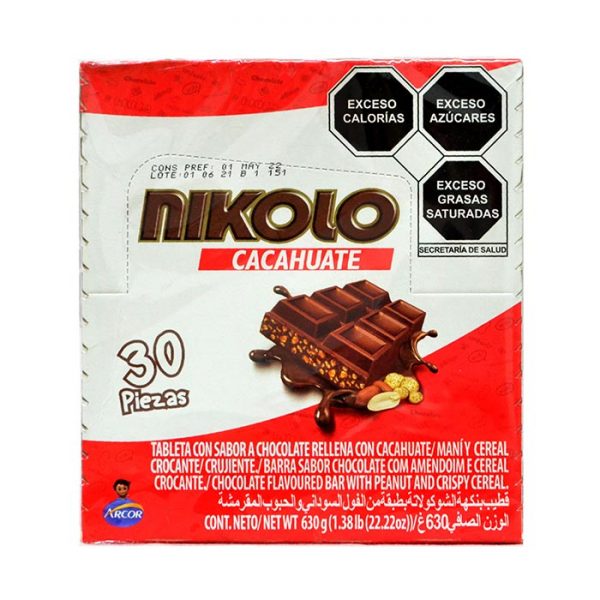 Arcor Nikolo 21gr Cacahuate