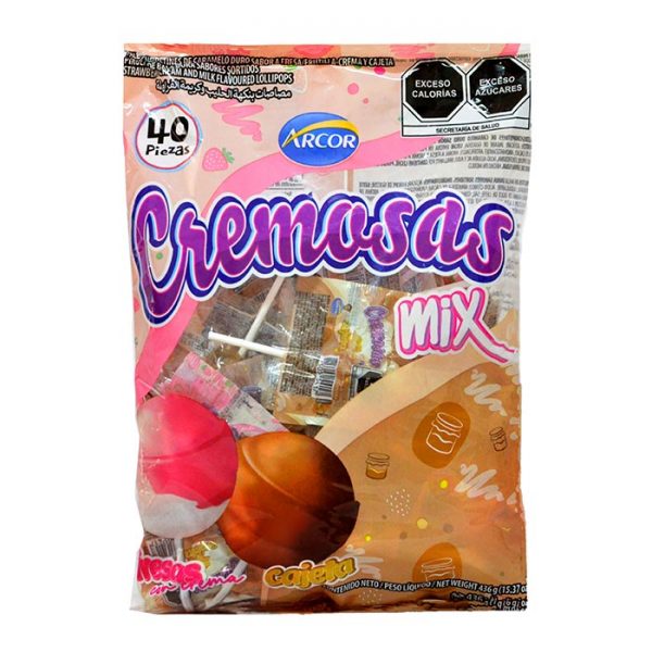 Arcor Mister Pops Cremosas Mix