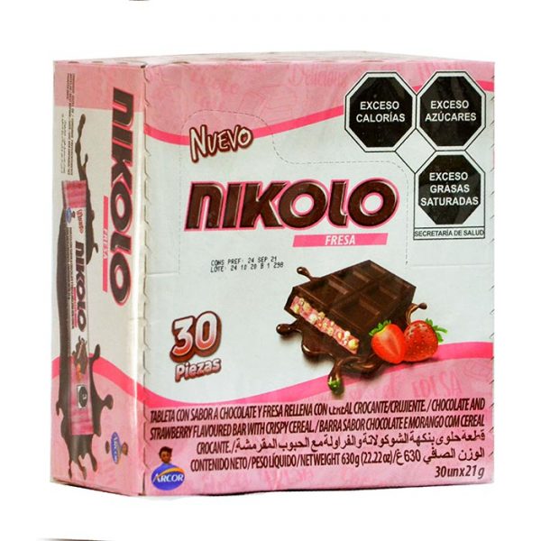 Arcor Nikolo 21gr Fresa - Imagen 2