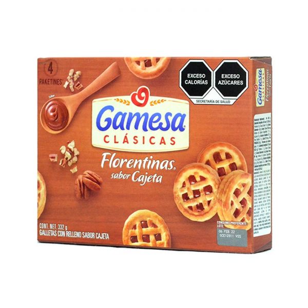 Gamesa Florentinas Cajeta 332gr - Imagen 3