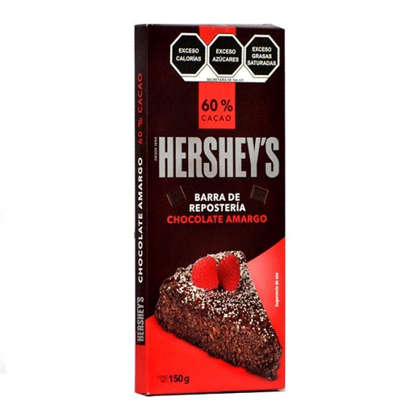 Hersheys Barra Reposteria Amargo 150gr - Imagen 3