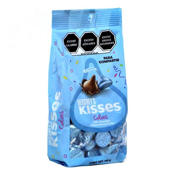 Hersheys Kisses Colors Azul 190gr - Imagen 2