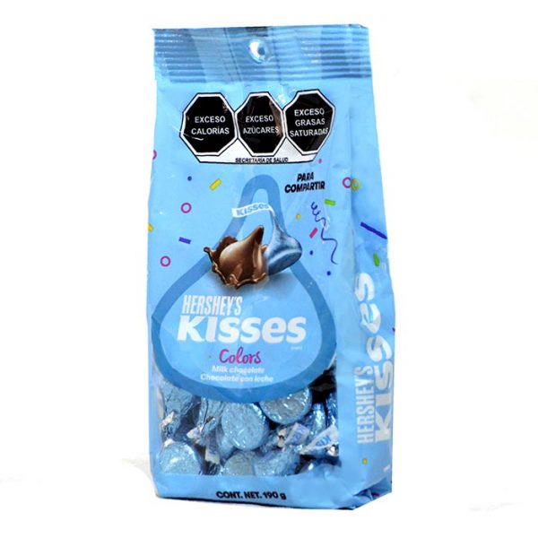 Hersheys Kisses Colors Azul 190gr - Imagen 3