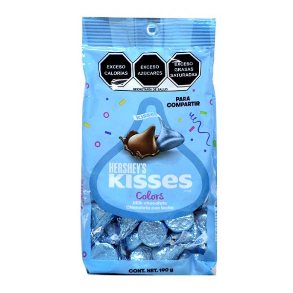 Hersheys Kisses Colors Azul 190gr