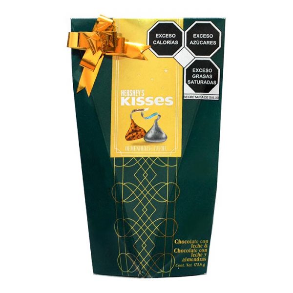 Hersheys Kisses Navidad Almendra Leche 172.8