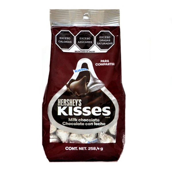 Hersheys Kisses Leche Pouch 258gr