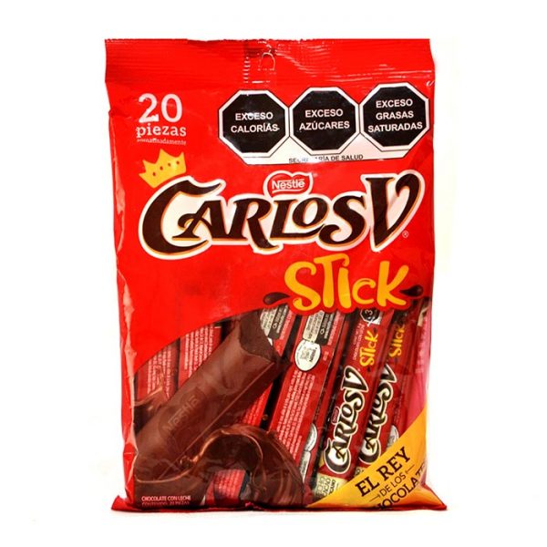 Nestle Carlos V Stick 180gr Chocolat