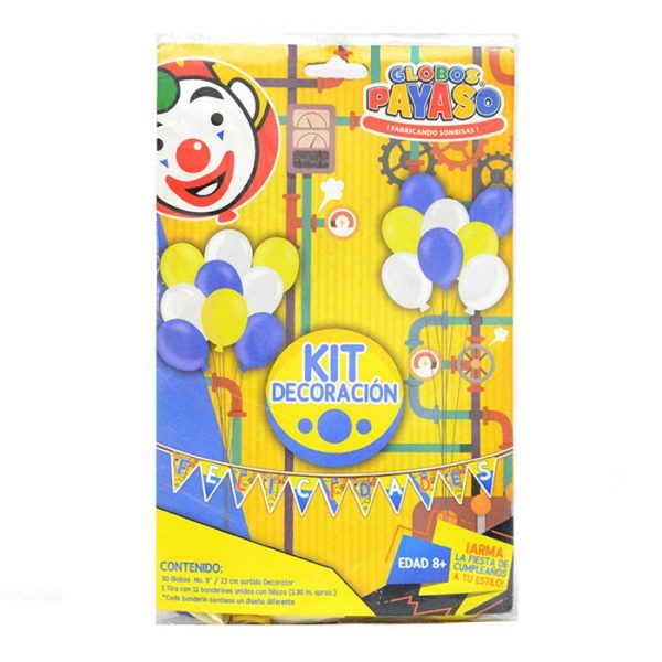 Globo Payaso Kit Decoracion Niño