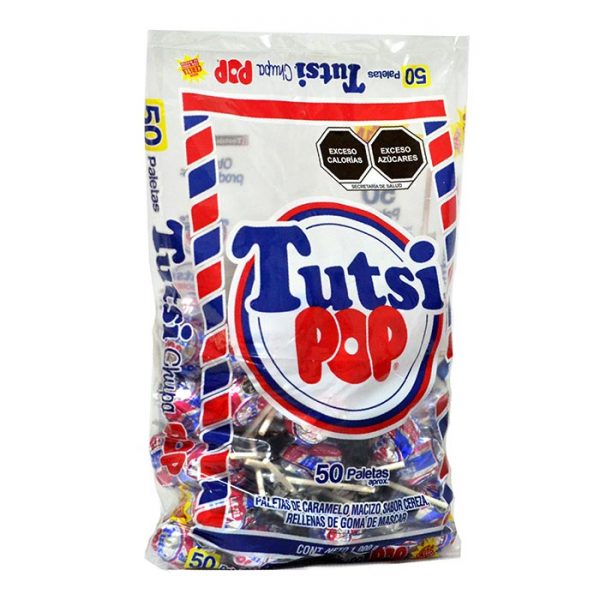 Tutsi Chupa Pop Cereza 50 - Imagen 2