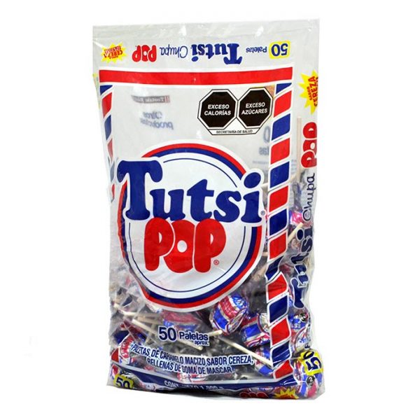 Tutsi Chupa Pop Cereza 50 - Imagen 3