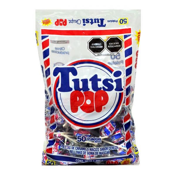 Tutsi Chupa Pop Cereza 50