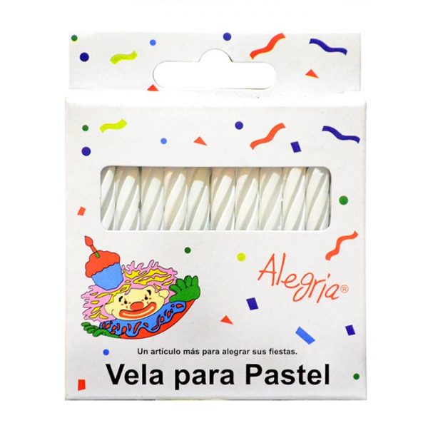 Alegria Vela Cajita Blanca 60493A