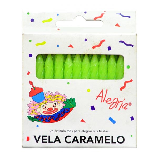 Alegria Vela Caramelo Verde 60495Vc