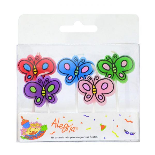 Alegria Vela Mariposa Sl-001 5Pz