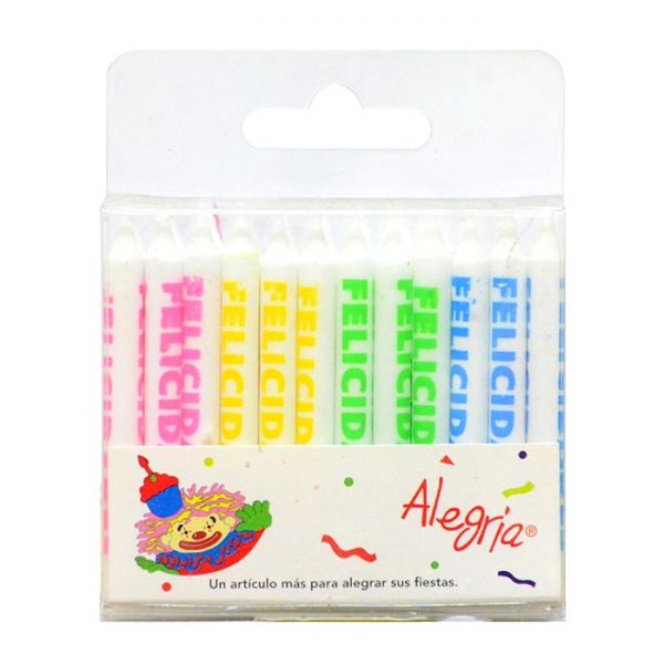 Alegria Vela Sweet Light Felicidades Sl018