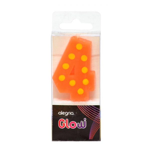 Alegria Vela Glow Mininumeros Punto