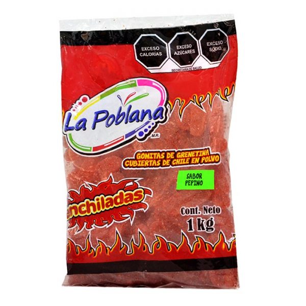 La Poblana Goma Picosito Pepino 1kg - Imagen 3