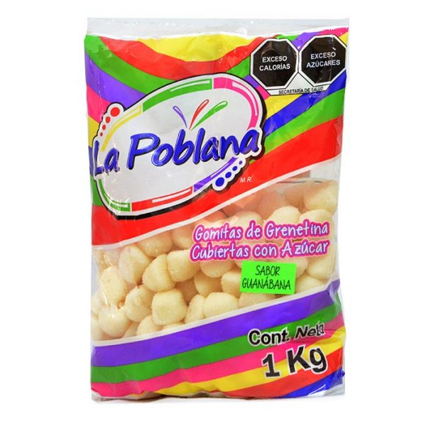 La Poblana Goma Guanabana 1kg - Imagen 3