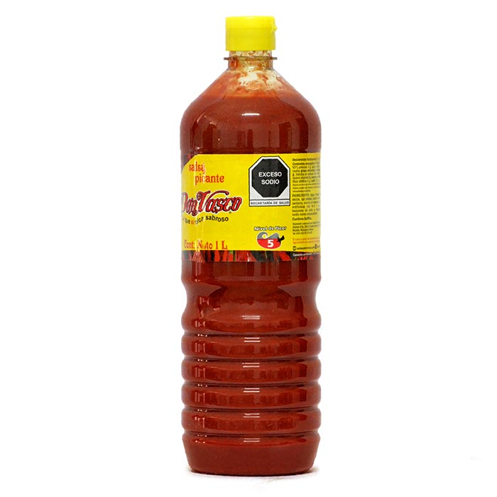 Salsa Don Vasco Hot Sauce 1Li – Dulcerías Candy