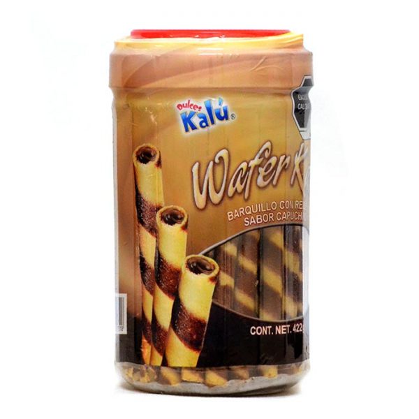 Kalu Wafer Stick Capuchino 400gr - Imagen 2