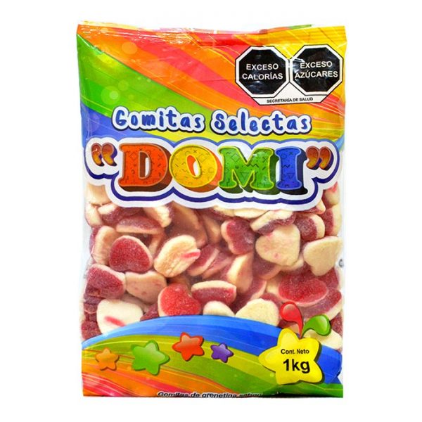 Domi Goma Corazon Bicolor 1kg