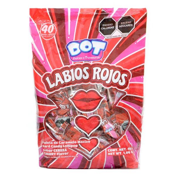 Dot Paleta Labios Rojos