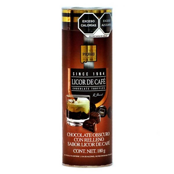 Picard Tubo Relleno 180gr Al Licor Cafe