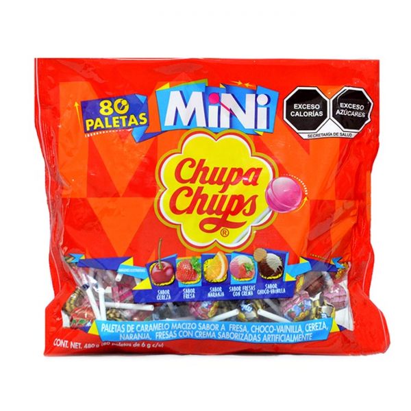 Chupa Chups Mini Frutas 80