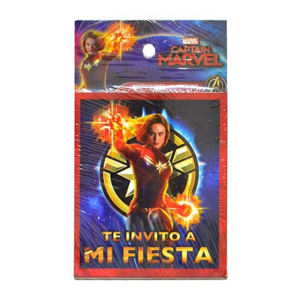 Granmark Invitación Captain Marvel