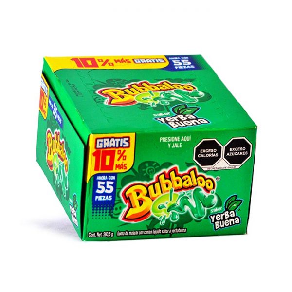 Adams Bubbaloo 50+5 Yerba - Imagen 2