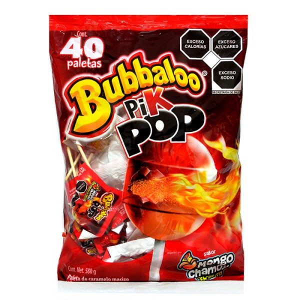 Adams Bubbaloo Paleta Pikpopmango